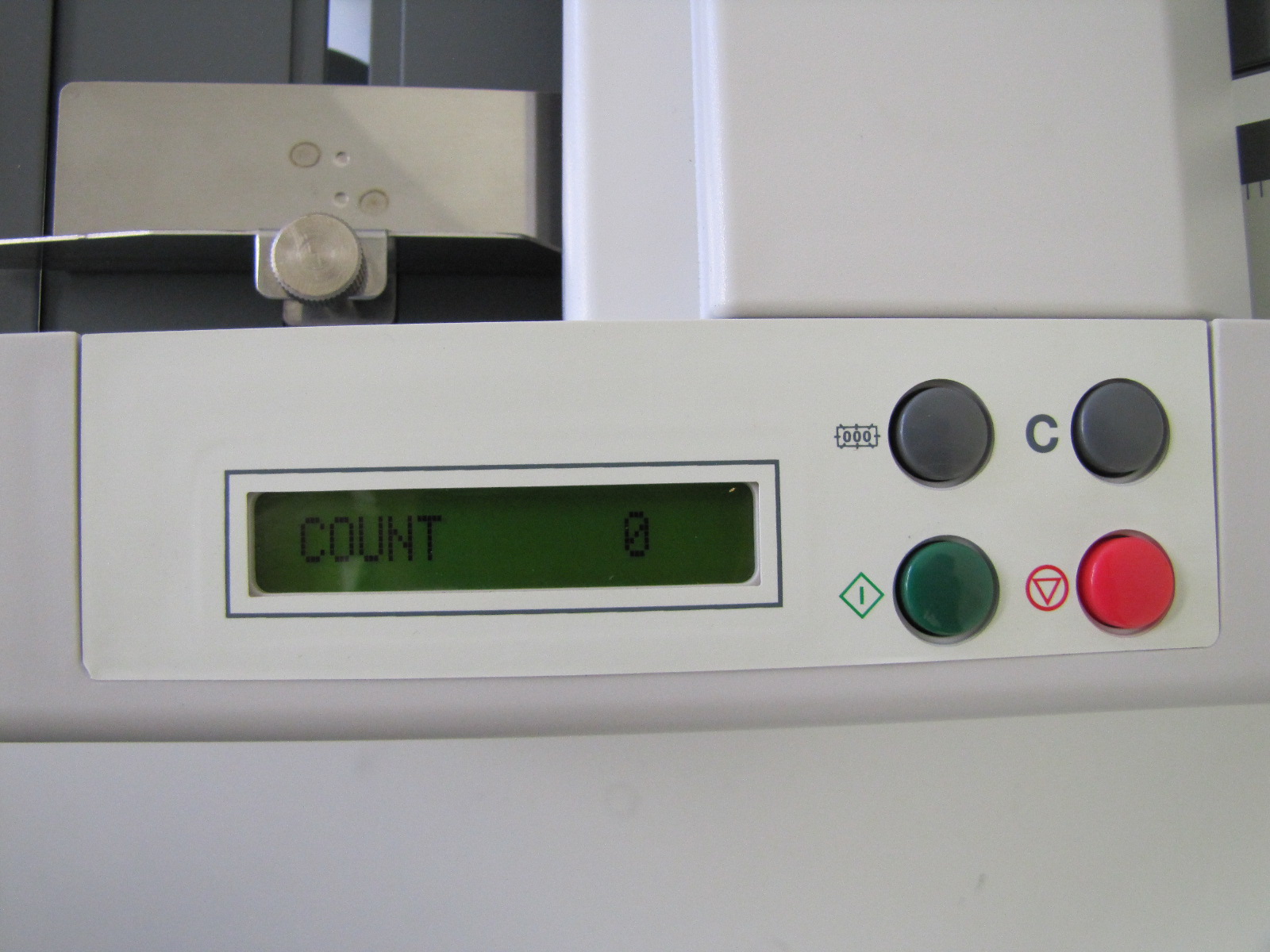 LEDAH-230 Desktop A4 Paper Folder control panel